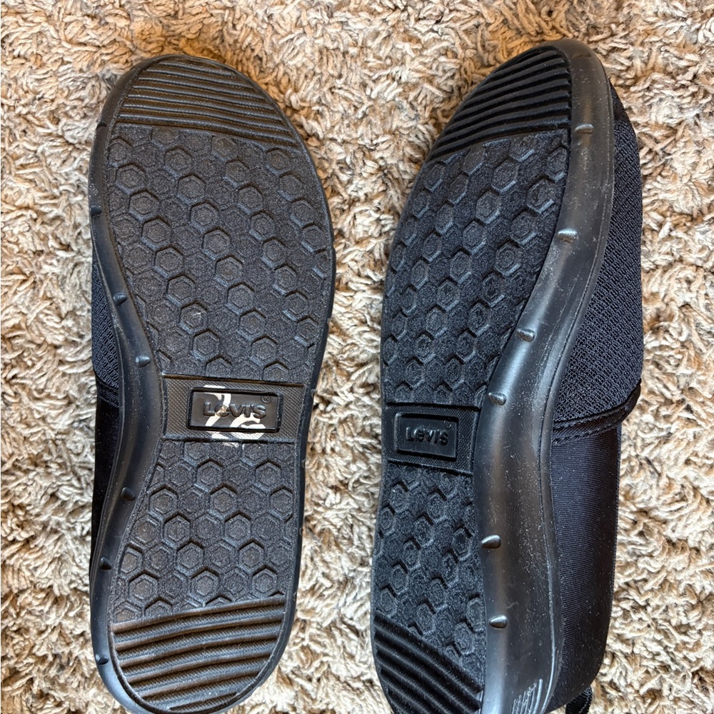 Levi's Black Slip-On Loafers - Picture 2 of 2